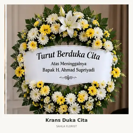 Krans Bunga Duka Alam Sutera Cbd